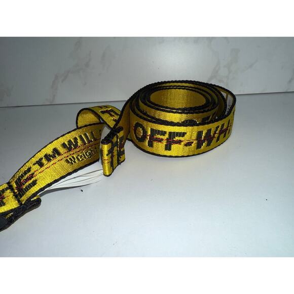 Off-White Industrial Belt in Yellow - Picture 3 of 4